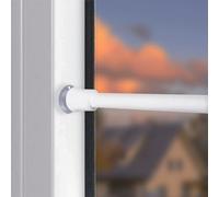 Barras de cortina extensibles sin taladro, barras de tensión para barras de cortinas para baño, armario, cocina, ventanas de 8 mm de diámetro (60-99 cm)