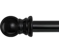 Barras de cortina extralargas de 120 a 170 pulgadas, 1 pulgada, resistentes para sala de estar, dormitorio, patio al aire libre, barra de cortina de metal para barra de cortina de 10 a 14 pies con 4
