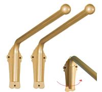 Barras de cortina resistentes con brazo oscilante, barras de exhibición ajustables para cortinas de ventana, perfectas para decoración del hogar