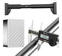 Barras de cortina, sin taladrar, 410-500 cm, 360-450 cm, 310-400 cm, sin taladrar, antideslizante, barra de cortina, barra de sujeción, barra telescópica, para baño, armario, ventana, diseño de