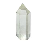 Barras de cristal de curación, con forma prismática, facetada y con punta, para meditación, terapia y chakras, decoración