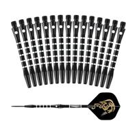 Barras de dardos de aleación de aluminio | 15 piezas de repuesto de precisión de aleación de aluminio | compactos para dardos | Para deportes en interiores y al aire libre amigos hombres mujeres