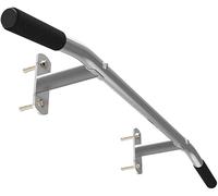 Barras de dominadas de montaje en pared independientes en la puerta, pasillo, parte superior del cuerpo, equipo de ejercicio, fitness, marco de puerta (plateado)