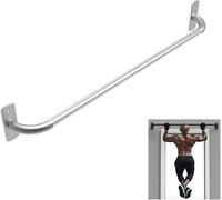 Barras de dominadas for puerta de pasillo de acero, 75-120 cm, dispositivo de suspensión oscilante(Gray,100cm)