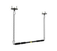 Barras de dominadas HUA Barra De Dominadas Montada En La Pared, Ejercicio Aeróbico, Equipo De Gimnasia Con Cadena Colgante Interior Ajustable En Altura, Seguro Y Estable, Instalación En El Techo, Carg