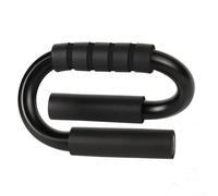 Barras de empuje profesionales, soportes de acero resistente en forma de S con empuñaduras de espuma antideslizantes para entrenamiento de gimnasio en casa, protección de muñeca y construcción