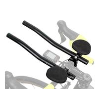 Barras de extensión de triatlones - Manillar TT con clip, barra de descanso aerodinámica ajustable, accesorio ligero para carreras, diseño de soporte de brazo cómodo | juego de accesorios de aluminio