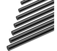 Barras de fibra de carbono sólida de alta resistencia, diámetro de 3 mm a 30 mm, longitud de un metro (#1000mm,25mm)
