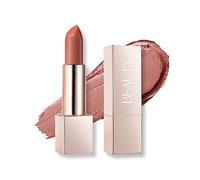 Barras de labios con Brillo Metálico Maquillaje Labial para Mujer Lápices Labiales Mate Terciopelo Hidratante No-Stick Cup Lip Makeup, Larga Duración Brillo Labial Resistente al Agua (Champagne Pink)