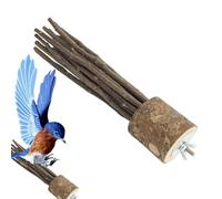 Barras de madera para pájaros | Plataforma de pajaros | Woods Stand Fork Toys | Rama de madera de la papa para periquitos, conures, periquitos, cockatiel, jaulas, accesorios para entrenamiento de