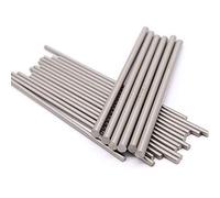 Barras de metal macizo de acero inoxidable plateado, barras redondas, ideales para el mecanizado de círculos superiores, superficies finales, agujeros, roscas, planos y ranuras (3 mm)