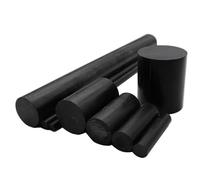 Barras De Nylon Varillas de nailon puro PA6 resistentes al desgaste for mecanizado de color negro, diámetro de 3 mm a 300 mm(Length 500mm,120mm 1pc)