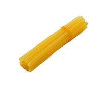 Barras de pegamento, Barra de pegamento termofusible de gel de sílice multicolor, 10 unidades, 7 mm(Yellow)
