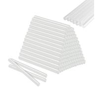 Barras de Pegamento Caliente Transparente, Barra Silicona Transparente Secado Rápido, 100 Piezas Pegamento Termofusible 7 X 100mm, Barra de Pegamento Termofusible, Palos de Pegamento Transparente