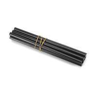 Barras de Pegamento Palillos de Pegamento Caliente, Paquete de 10 Unidades de Pegamento Termofusible Tamaño del Barras de Pegamento 7 x 150 mm(Black)