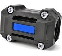 Barras de protección para Carreteras para del Motor Parachoques Bloque Protector Decorativo Accesorios Externos Marco Motocicleta Barra De Protección(Azul)
