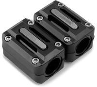 Barras de protección para Carreteras para Kawasaki Vulcan S 650 650cc VN650 2015-2022 Protector De Motor Motocicleta Parachoques Bloque Decorativo Barra Choque(Titanium)