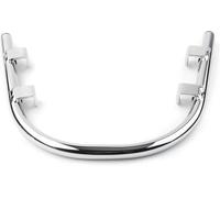 Barras de protección para Carreteras para Piaggio para Vespa para GTS300 para GTS250 para GTS 300 250 Protector De Barra Choque Parachoques Guardabarros Delantero Soporte(Cromo)