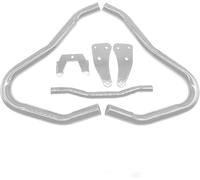Barras de protección para Motocicletas Marco de protección contra caídas para Motocicleta para BMW R18B para Classic 2020-2023 del Motor(Prata)
