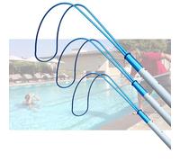 Barras de Rescate para Piscina Heavy Du de 5 Metros (16,4 pies) - Paquete de 3, Teles Safe Hoo, Equipo de Rescate telescópico con Gancho de 63 cm, para Rescate de Emergencia en Piscinas.