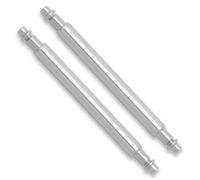 Barras de resorte "Skinny Fat" de 2 mm de diámetro, brida única de 20 mm, paquete de 2, punta extragrande de 1,1 mm, compatible con relojes de buceo Seiko SKX007 y SKX009, pasadores de repuesto de