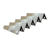 Barras de sabor de parrilla de acero inoxidable para Weber para Spirit II E310 S310 E320 S320 E330 S330 300 Series con panel de control frontal 2013 a modelos actuales