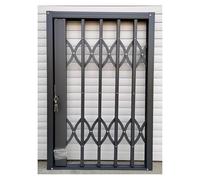 Barras de seguridad de aluminio con cerradura para ventana corredera, a prueba de seguridad para niños y mascotas, prevención de robos, diseño duradero para la seguridad del hogar