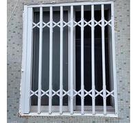 Barras de seguridad para exteriores para ventanas y puertas correderas, protección comercial contra ladrones para sótanos y guarderías, fácil instalación, 30 x 22 pulgadas, evita robos