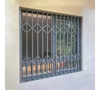 Barras de seguridad para ventanas correderas y parrillas, protector de seguridad antirrobo con cerradura para protección interior y exterior