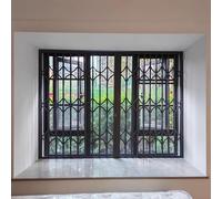 Barras de seguridad plegables para ventana, protectores antirrobo con cerradura para mayor seguridad en el hogar, protegen a niños y mascotas de caídas e intrusos
