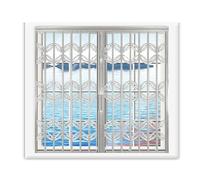 Barras de seguridad retráctiles para ventana, vallas plegables de acero inoxidable para el hogar u oficina, paneles deslizantes invisibles para mayor protección, fácil instalación
