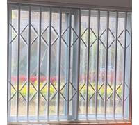 Barras de seguridad retráctiles para ventanas de burg, fuertes y resistentes, para hogares a prueba de niños y prevención de burgy (3.3 x 4 pies, 100 x 140 cm)