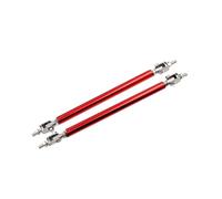 Barras de soporte ajustables para parachoques delantero, color rojo, para | Barra de puntal para divisor delantero y refuerzo difusor trasero, para la mayoría de vehículos (par)