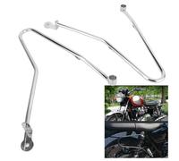 Barras de soporte para alforjas para Triumph Bonneville T100 Thruxton 900 Plata