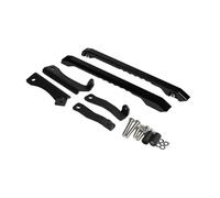 Barras de sujeción para Moto Compatible con MT09 2021-2023, empuñaduras de Pasajero, Barra de Agarre, reposabrazos de Asiento Trasero, pasamanos Trasero Barra de Agarre de Mano(Black)