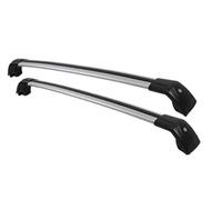 Barras De Techo 2 Barras De Techo para X3 IX3 G01, F97 SAV 2017-2024, Laterales Aleación Aluminio, Rieles Transversales, Portaequipajes Barras Techo Coche(Negro Plata)