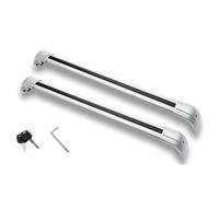 Barras De Techo 2 Barras Transversales para Techo De para Mitsubishi para Eclipse para Cross 2018-2023 Bloqueables, De Aleación De Aluminio. Baca Coche Universal(Plata)
