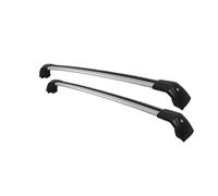 Barras de Techo 2 Uds Barras De Techo Para KIA Para Carnaval Para Sedona (YP) MPV 2014-2020 Laterales Aleación Aluminio Baca Cruzadas Portaequipajes Barras de Transversales(Black Silver)