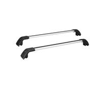 Barras de Techo Auto Para Hyundai Para Ioniq 9 Para S Para SE Para SEL Para Limited Para Calligraphy 2025 2026 Barra Transversal Para Portaequipajes(Black and silver)