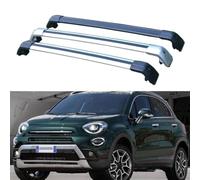 Barras de Techo Baca de Coche para FIAT 500X 5 TÜR SUV 2015-2020 Barras Transversales Aluminio 2 Piezas,A