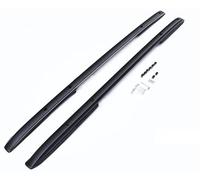 Barras de Techo Baca para Equipaje con Barra De Riel para Jeep para Renegade Aleación De Aluminio Gruesa Auto Portaequipajes(Negro)