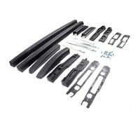 Barras de Techo Barra De Raíles De Techo para Citroen para C4 para Aircross 2013 2014 2015 2016 2017 2018 2019 2020 2021 2022 2023 Negro O Plateado Auto Portaequipajes(Negro)