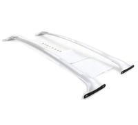 Barras de Techo Barra Transversal De Riel Techo Horizontal para Nissan para Patrol Y62 2010-2025 Aleación Aluminio Gruesa Auto Portaequipajes(Plata)