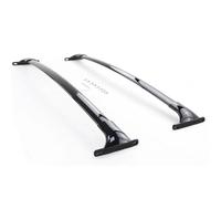 Barras de Techo Barra Transversal Gruesa para Techo Horizontal Carril De para Nissan para Patrol para Armada Y62 2020-2025 Puede Cargar 200kg Auto Portaequipajes(Negro)