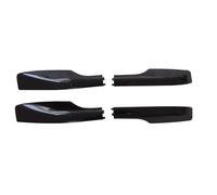 Barras de Techo Cubierta De Repuesto Extremo De Riel De Barra Portaequipajes De Techo 4 Uds para Toyota para Land para Cruiser LC200 FJ200 2008-2019 Auto Portaequipajes(Negro)