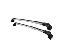 Barras De Techo para Odyssey MVP RB3 RB4 2015-2020 Barras De Techo Aleación Aluminio, Portaequipajes, Transversales Superiores, Cajas Rieles para Portaequipajes Techo(Cross Silver Black)