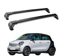Barras de Techo para Smart Forfour 4 Door 2016-2019+ Barras Portaequipajes de Aluminio 75 Kg/Cada Carga 2 Piezas,1