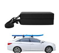 Barras de techo para tablas de surf protege las barras de techo flexibles | Accesorio de almacenamiento al aire libre sin perforación para furgonetas, SUV y vehículos