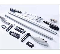 Barras de Techo para Toyota para Land para Cruiser LC200 2008-2021 Portaequipajes Barra Superior Riel Bastidores Caja Mejorada Reajuste Aleación Auto Portaequipajes(Plata)