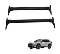 Barras de Techo para Toyota RAV4 2019-2020 Without Lock, 2 Barras Transversales de Aluminio Portaequipajes Montaje en Rieles del Techo Accesorio